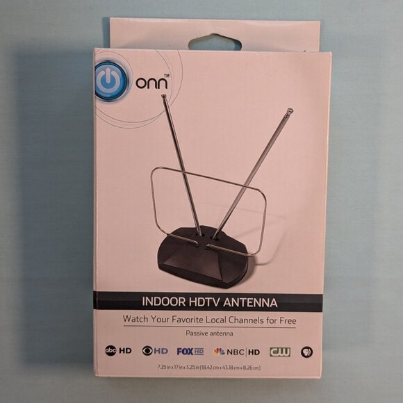 ONN Indoor HDTV Antenna NEW in box - Picture 1 of 5